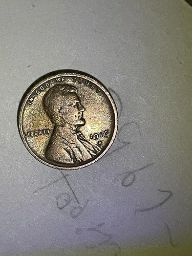 1916-D 1セントBN