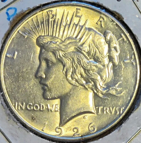 1926 D // アメリカ // ピースダラー // 銀純度 .900 // UNC // KM#:150 230,670円