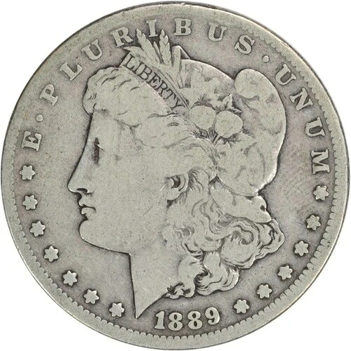1889年-CCモーガンシルバードル VG未認証 #1021- 231,165円
