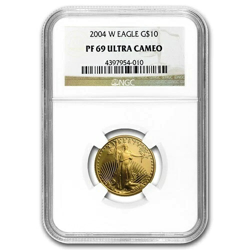 2004-W 1/4オンス プルーフ アメリカンゴールドイーグル PF-69 UCAM NGC-