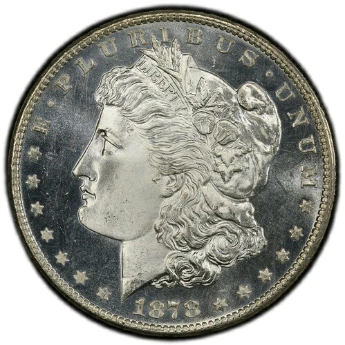1878-S モルガン・ダラー - PCGS MS65 - 反射カメオ付き、非常に美しい完璧なMS65 OBV｜WORLD RESOURCE【QUEEN店】