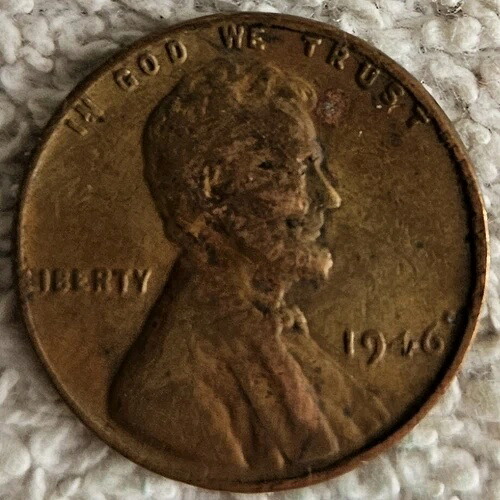 1946年小麦ペニー、ミントマークなし、非常に希少な1W｜WORLD RESOURCE【QUEEN店】