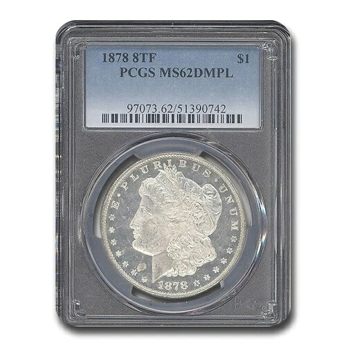 1878年モルガン・ダラー MS-62 PCGS (DMPL)｜WORLD RESOURCE【QUEEN店】