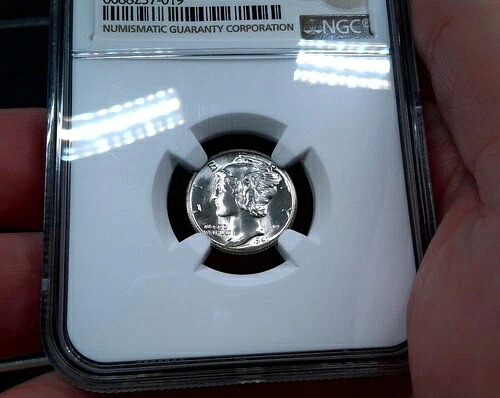 1941年 S マーキュリーダイム - 希少+ RPM FS-502 MDS - トップポップ NGC MS66FB - 燃えるような美しさ｜WORLD RESOURCE【QUEEN店】