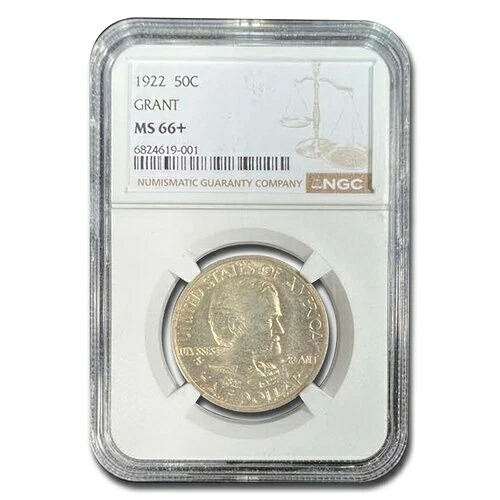 1922年 グラント記念ハーフダラー コモン MS-66+ NGC｜WORLD RESOURCE【QUEEN店】
