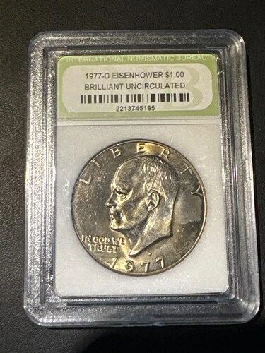 1977年 -Dアイゼンハワー $1.00 素晴らしい未流通-