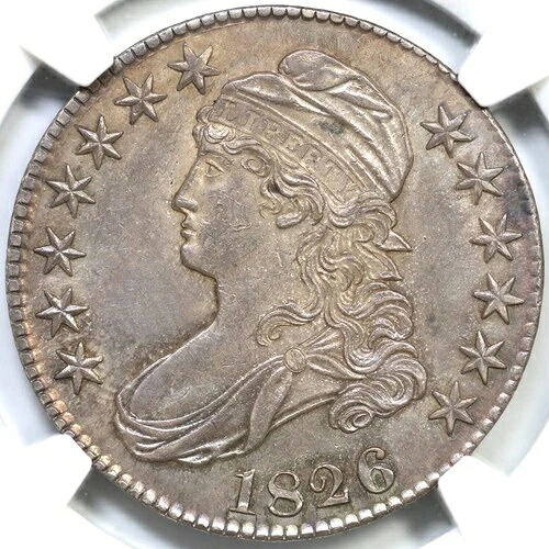 1826 O-119 R-4 NGC MS 61 キャップドバスト シルバー ハーフドル 50セント