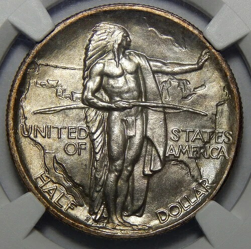 1936-S NGC CAC MS67+ オレゴン裁判記念ハーフドル