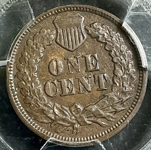 PCGS AU50 1871 インディアンヘッド セント S4 浅いN 超希少キーバリエーション FS-901 S1