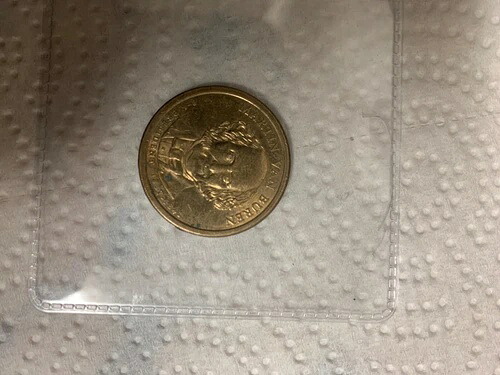 大統領ドル硬貨 2008 D ミント 第 8 代大統領マーティン ヴァン ビューレン。