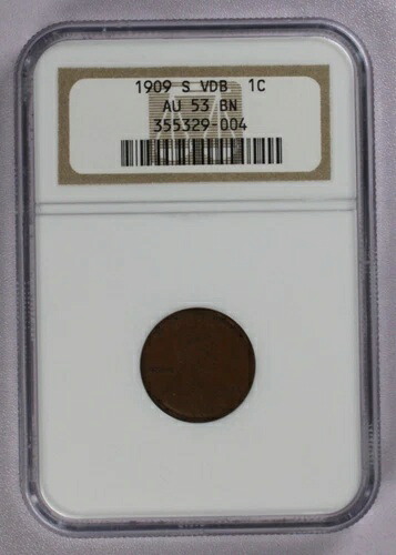1909年-S VDB リンカーンウィートセント 1C NGC AU 53 BN-｜WORLD RESOURCE【QUEEN店】