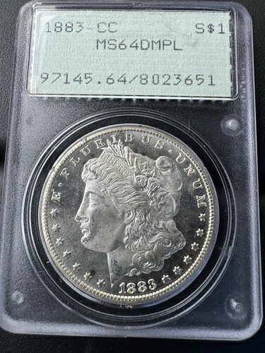 1883cc DMPL PCGS ラトラー MS-64 DMPL 美品ミラー
