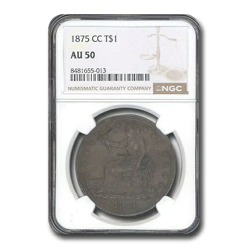 1875-CC 貿易ドル AU-50 NGC 301,950円