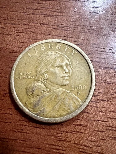 2000年 サカガウィア・ドル 米国造幣局発行 コイン（ブリリアント・アンサーキュレート）