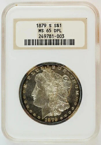 1879 S モルガン銀貨 NGC MS-65 DPL｜WORLD RESOURCE【QUEEN店】