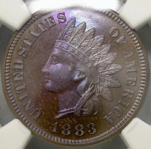 1883/3 インディアンヘッド セント/ペニー 希少 スノー PR5 最高峰 ブレイザー NGC PF 66 BN|WORLD RESOURCE【QUEEN店】