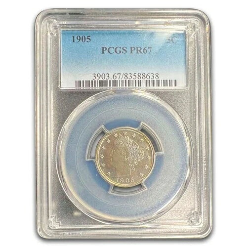 1905年 リバティヘッド Vニッケル PR-67 PCGS｜WORLD RESOURCE【QUEEN店】