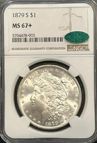 1879-S モルガン・ダラー NGC MS67+ CAC|WORLD RESOURCE【QUEEN店】