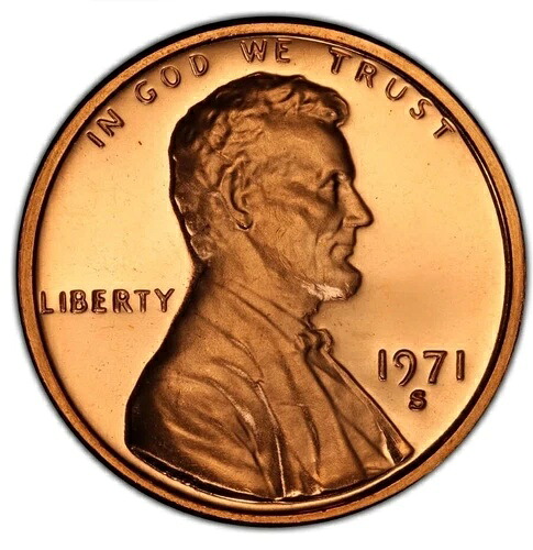 リンカーン・セント記念ペニー 1971 S プルーフ PCGS 69 RD DCAM プルーフ リンカーン TOP POP｜WORLD RESOURCE【QUEEN店】