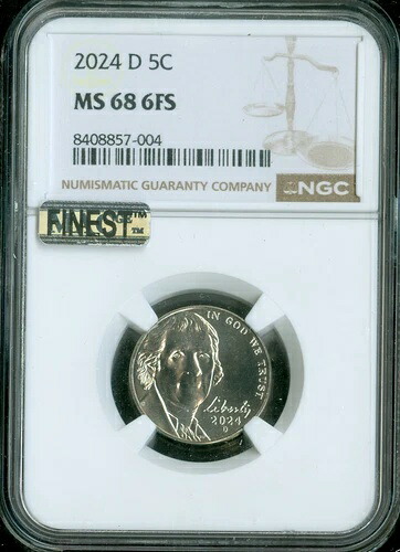 2024 D ジェファーソンニッケル NGC MS68 FS MAC 最高級登録ポップ 4 。-|WORLD RESOURCE【QUEEN店】