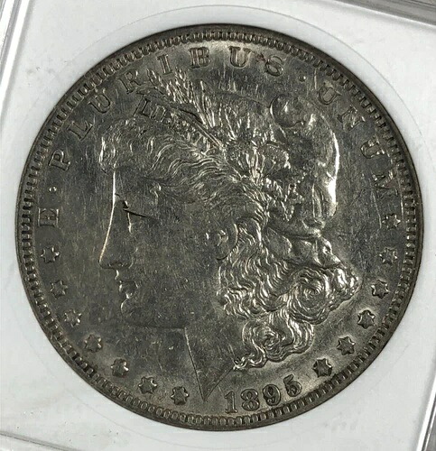 1895年-O モーガンドル 1.00 ANACS AU50 グッドラスター-｜WORLD RESOURCE【QUEEN店】