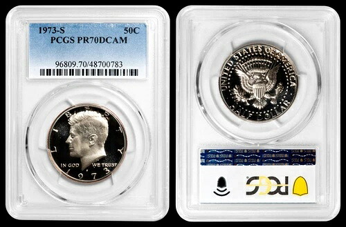 1973年-S ケネディ 1/2ドル PCGS PR70DCAM-タフコイン PR70DCAM ! 特別価格-｜WORLD RESOURCE【QUEEN店】