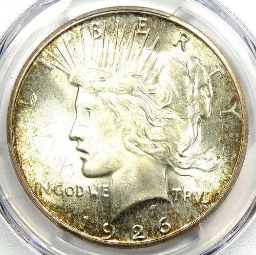 1926-S ピース シルバー ダラー $1 - PCGS MS65+ プラス グレード認定 - $2,100 相当!|WORLD RESOURCE【QUEEN店】