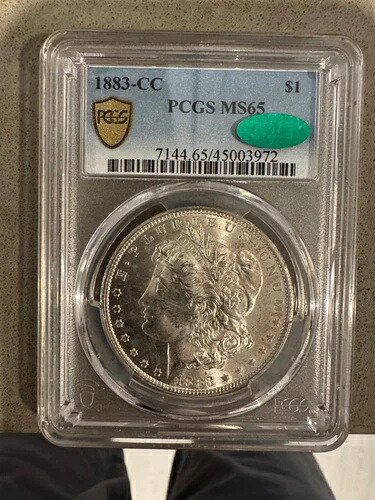 1883 cc および 1884 cc モーガン シルバー ダラー PCGS MS65 CAC ..(2) 素晴らしいコイン!|WORLD RESOURCE【QUEEN店】