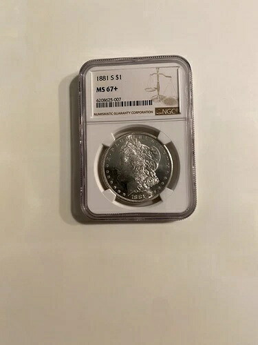 1881年製 モーガン銀貨 / NGC 67+ 美しいコイン|WORLD RESOURCE【QUEEN店】