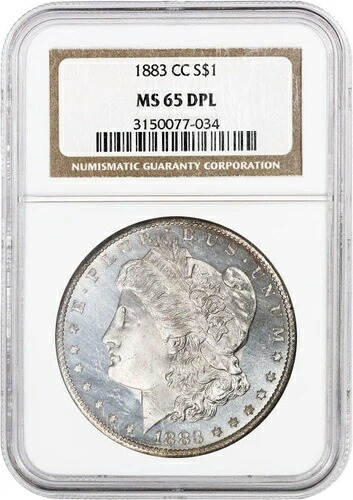 1883年CCカーソンシティ1ドルモルガン銀貨NGC MS65 DPLディーププルーフライクコイン｜WORLD RESOURCE【QUEEN店】