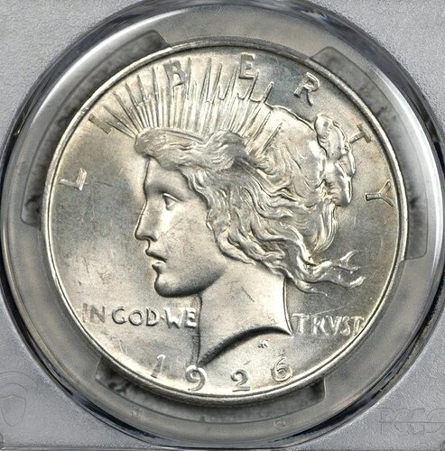 1926年-Dピースダラー PCGS CAC MS65 優良日付! #EVN8|WORLD RESOURCE【QUEEN店】