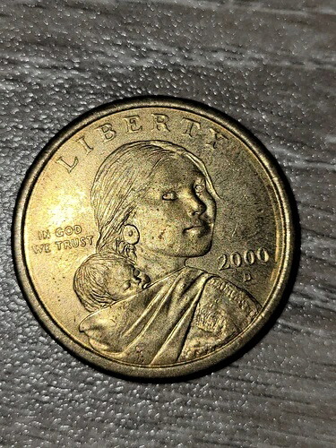 2000 D サカガウィア 1ドル硬貨 米国自由|WORLD RESOURCE【QUEEN店】