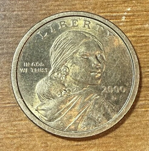 レア 2000 D sacagawea 1ドルコイン ミントエラー付き-|WORLD RESOURCE【QUEEN店】