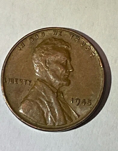 1945年製ウィートペニー ミントマークなし 流通品 非常に希少|WORLD RESOURCE【QUEEN店】