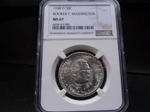 1948-D MS67 ブッカー・T・ワシントン記念銀貨 NGC認定 極上宝石|WORLD RESOURCE【QUEEN店】