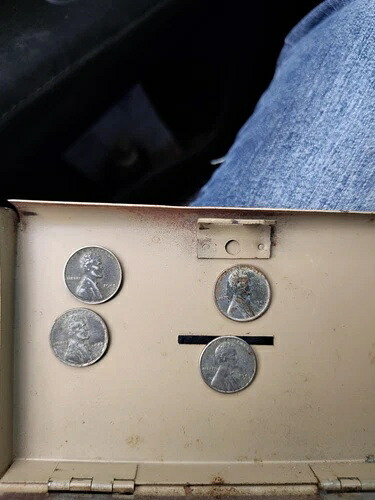 1943年製スチール小麦ペニー、ミントマークなし2枚、Sミントマーク1枚、Dミントマーク1枚|WORLD RESOURCE【QUEEN店】