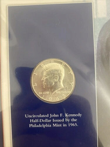 1965 Kennedy 1/2ドル BU 未流通同様 40% シルバー 50C US コイン-|WORLD RESOURCE【QUEEN店】