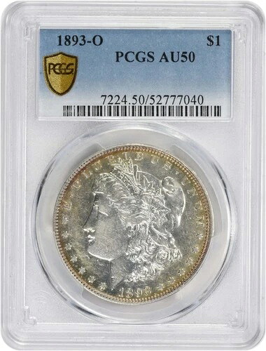 1893-O モルガン銀貨 AU50 PCGS|WORLD RESOURCE【QUEEN店】