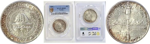 1936年 50Cノーフォーク記念ハーフドル PCGS MS-68-