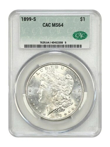 1899-S $1 CACG MS64 - モルガン・ダラー