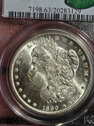 1890 CC 1ドル モルガン・ダラー PCGS MS63 CAC