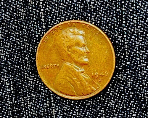 ?1946年 Dウィートペニー?リバティの縁の「L」に極めて珍しいエラー