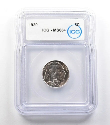 1920年インディアンヘッドバッファローニッケル MS66+ ICG *0890｜WORLD RESOURCE【QUEEN店】
