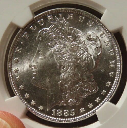 モーガン シルバー ダラー 1885 MS-67 NGC!!! 素晴らしい状態!!! 驚異的なコイン!!! 318,285円