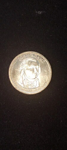 希少なジョン・アダムス 1797-1801 2007 D 1ドル硬貨 良好な状態