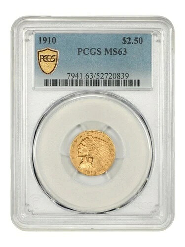 1910年 $2.50 PCGS MS63-インド $2.5-|WORLD RESOURCE【QUEEN店】