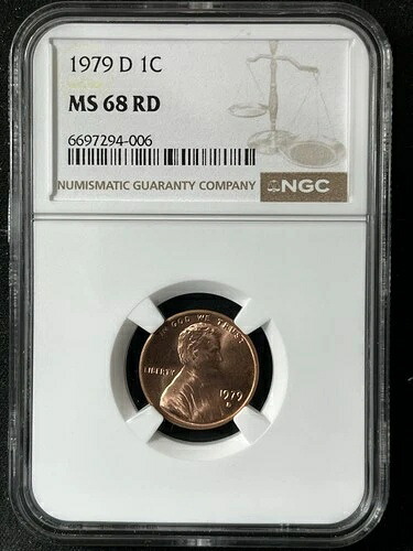 1979-D 1C RD リンカーン記念館 1セント NGC MS68RD 6697294-006｜WORLD RESOURCE【QUEEN店】 320,265円