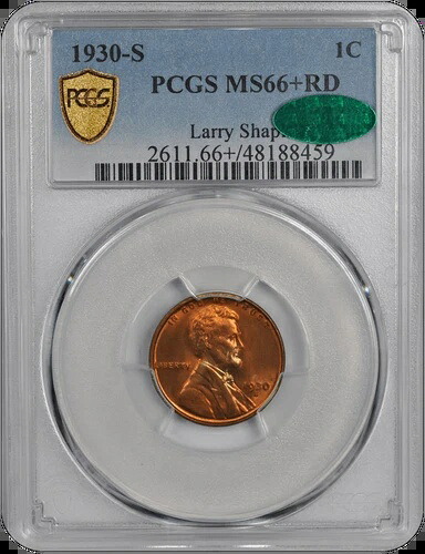 1930-S リンカーン PCGS (CAC) RD 66+|WORLD RESOURCE【QUEEN店】