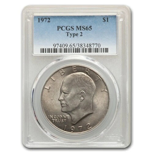 1972年 クラッド アイゼンハワー ドル MS-65 PCGS (タイプ II)|WORLD RESOURCE【QUEEN店】