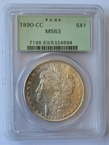 1890-CC PCGS MS63 モルガン・ダラー|WORLD RESOURCE【QUEEN店】
